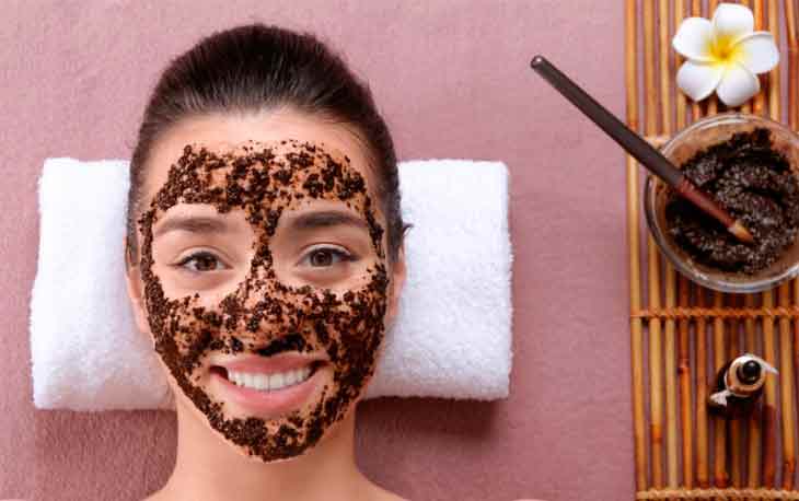 Mascarilla exfoliante de café