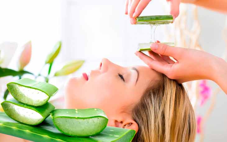 Mascarilla hidratante con aloe vera